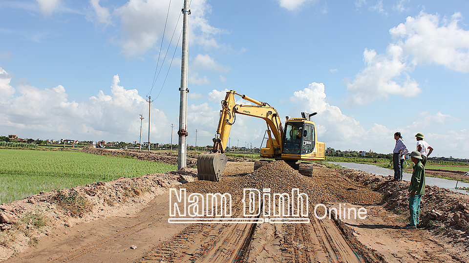 Hải Hậu quan tâm đầu tư hoàn thiện hệ thống hạ tầng kỹ thuật