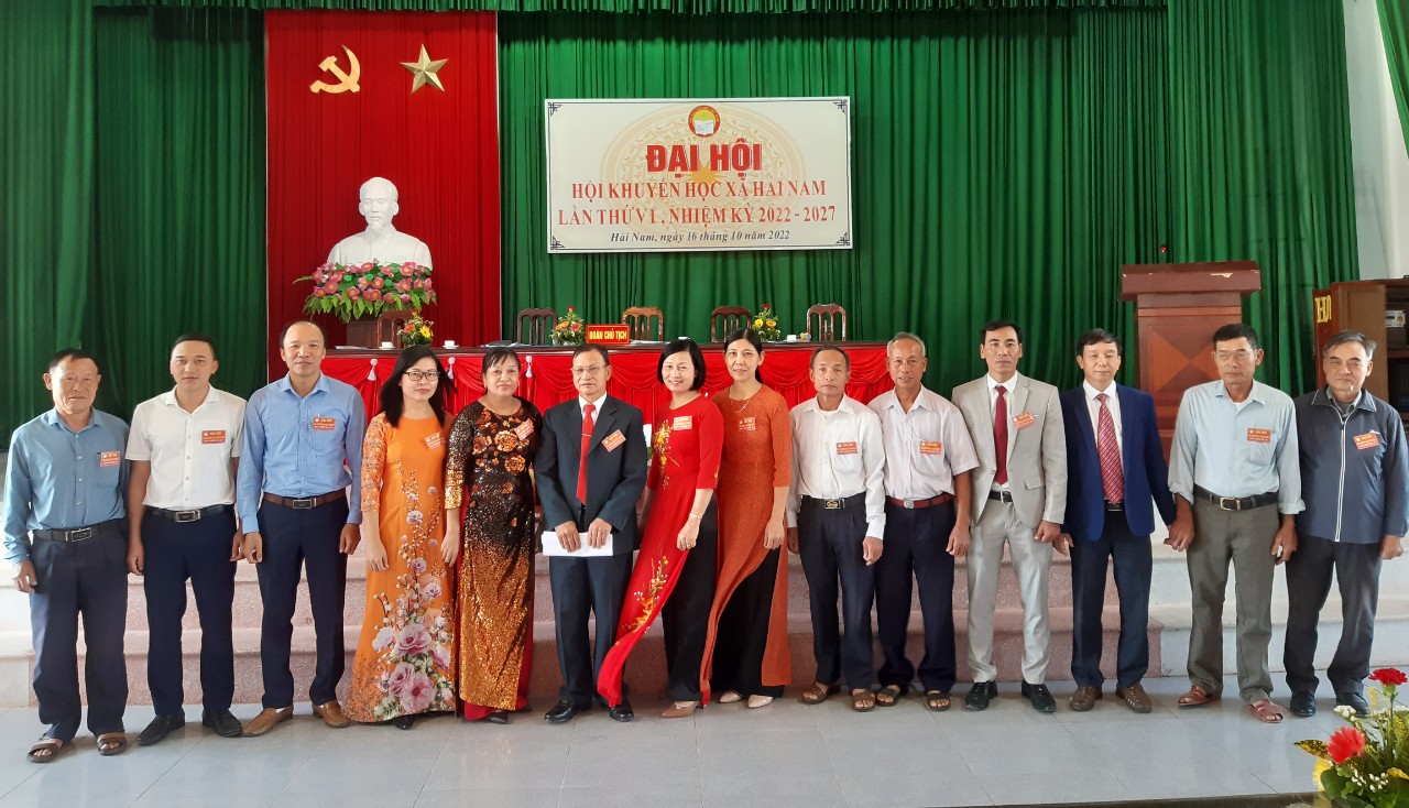 Đại hội Hội Khuyến học xã Hải Nam khóa VI, nhiệm kỳ 2022 - 2027