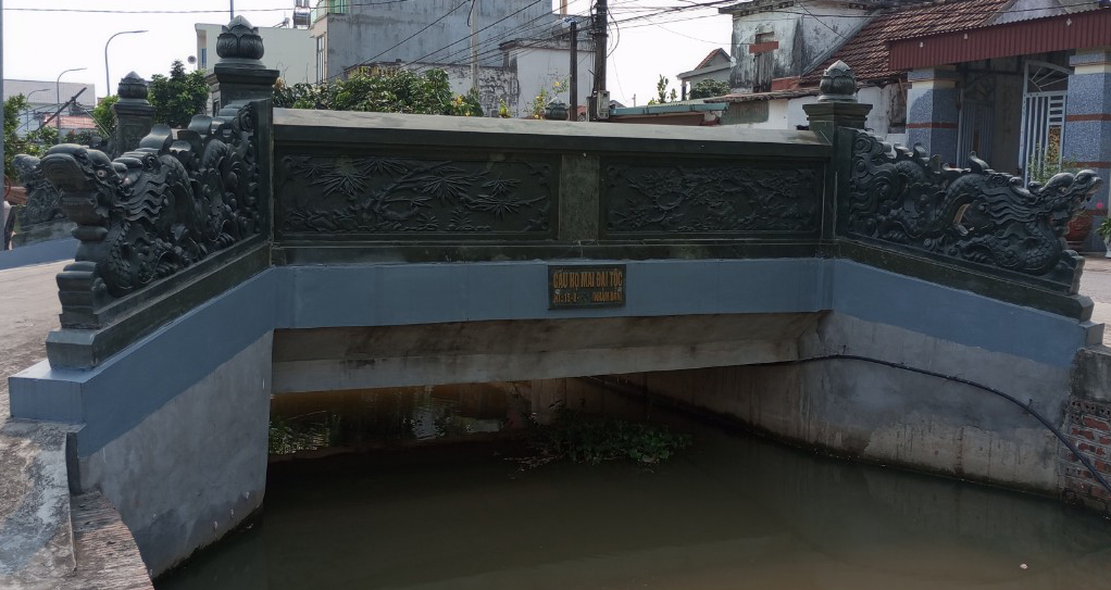 Cầu họ Mai xây năm 2022